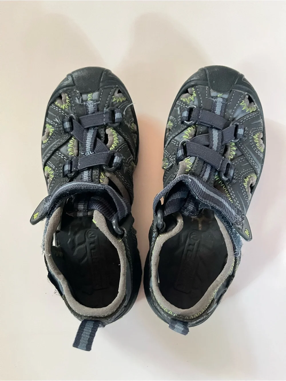 Merrill Kids Hydro Trekker size 12 green and blue